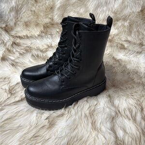 UNIONBAY Black Combat Boots